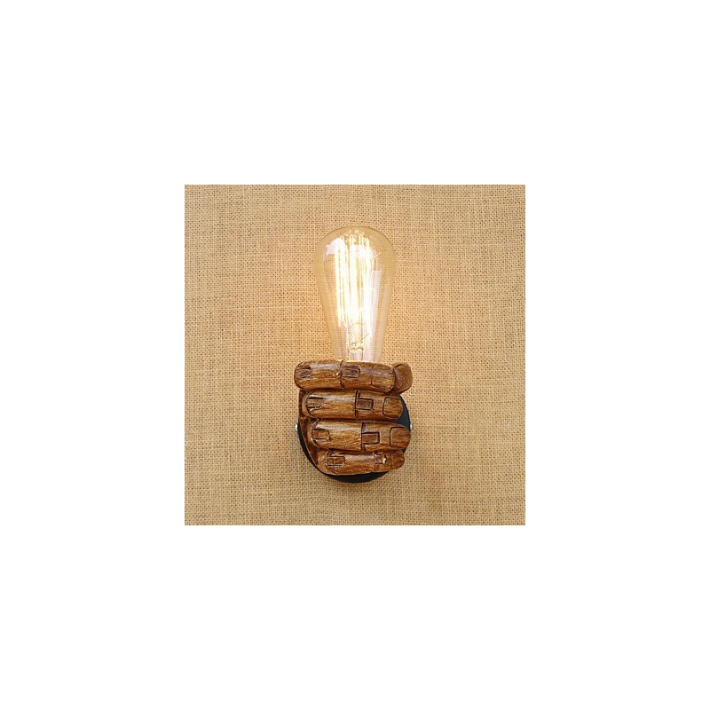 Applique da parete mini moderna contemporanea country retrò con luce ambientale