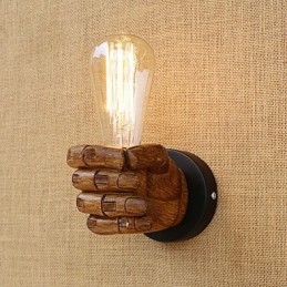 Applique da parete mini moderna contemporanea country retrò con luce ambientale