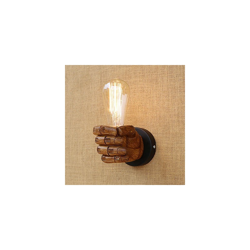 Applique da parete mini moderna contemporanea country retrò con luce ambientale