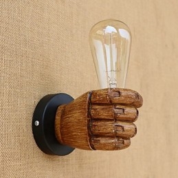 Applique da parete mini moderna contemporanea country retrò con luce ambientale