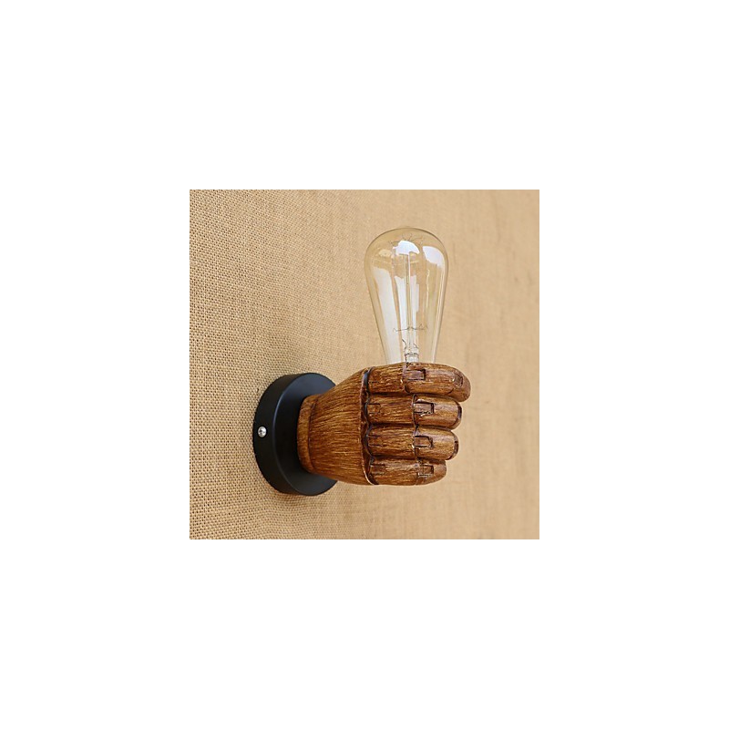 Applique da parete mini moderna contemporanea country retrò con luce ambientale