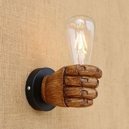 Applique da parete mini moderna contemporanea country retrò con luce ambientale