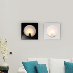 Applique da parete moderna contemporanea mini finitura dipinta 26 cm E14 1 lampadina