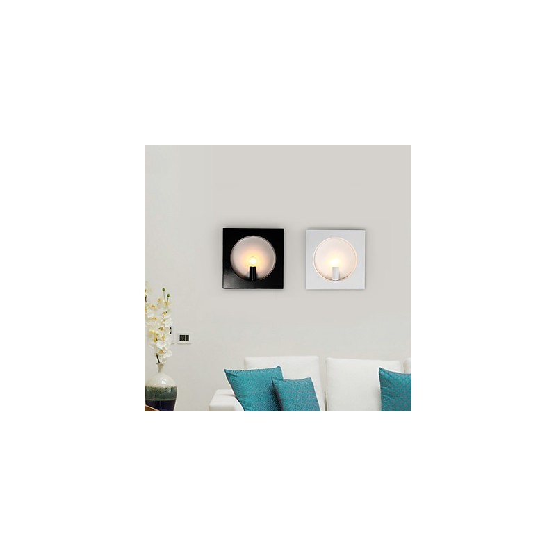 Applique da parete moderna contemporanea mini finitura dipinta 26 cm E14 1 lampadina
