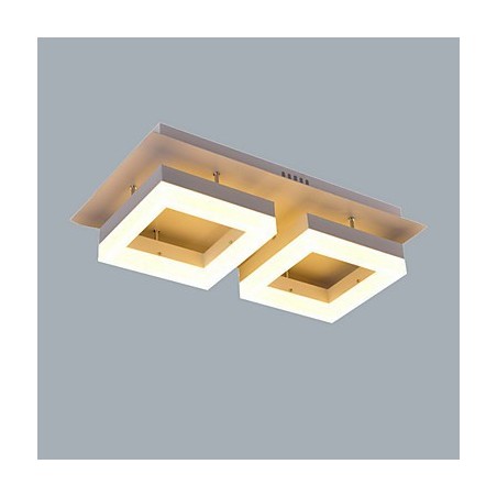 Lampada da soffitto a filo LED moderna in acrilico, 3 lampadine