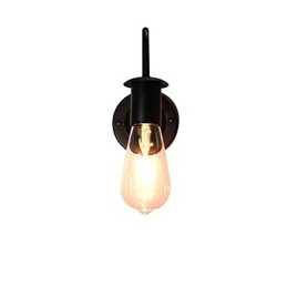Applique da parete rustica tradizionale/classica dipinta con downlight