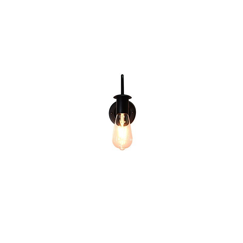 Applique da parete rustica tradizionale/classica dipinta con downlight