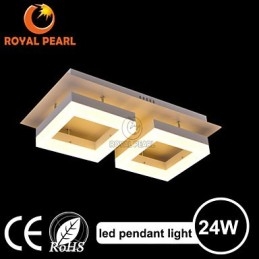 Lampada da soffitto a filo LED moderna in acrilico, 3 lampadine