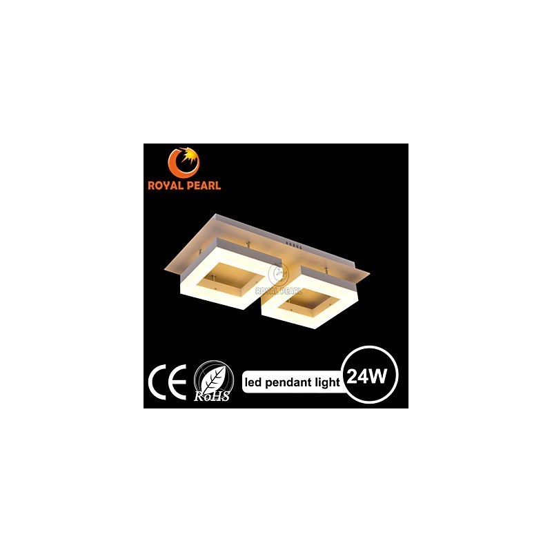 Lampada da soffitto a filo LED moderna in acrilico, 3 lampadine