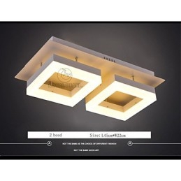 Lampada da soffitto a filo LED moderna in acrilico, 3 lampadine