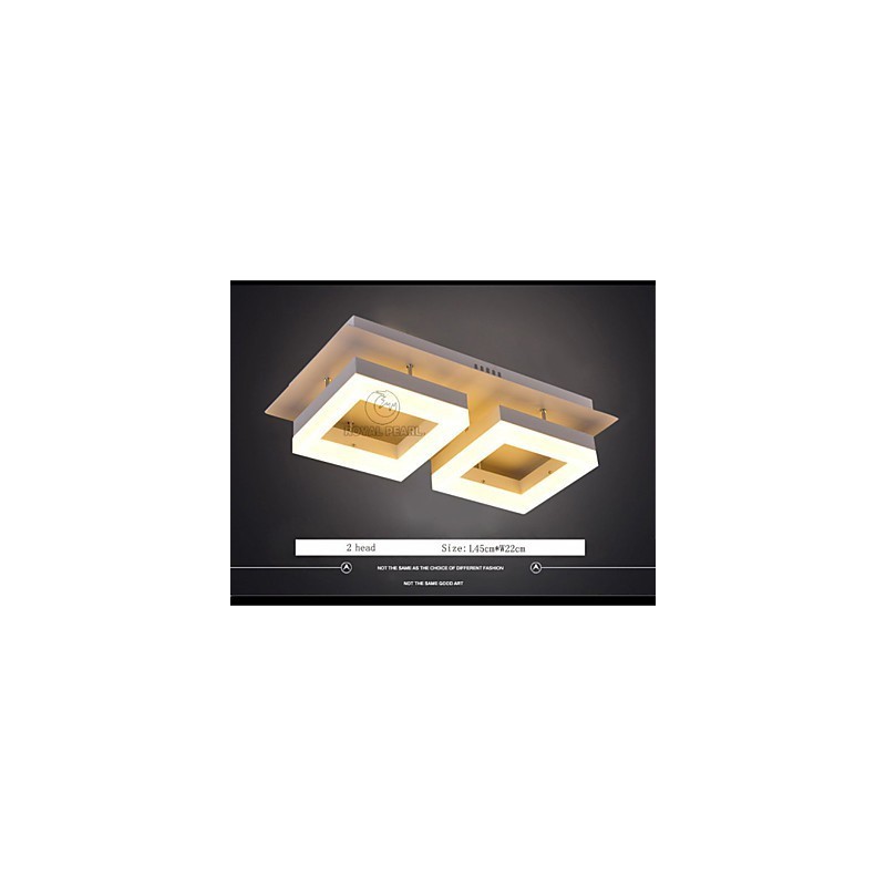 Lampada da soffitto a filo LED moderna in acrilico, 3 lampadine