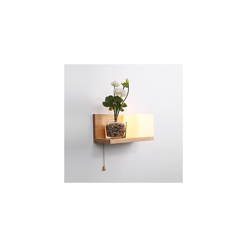 Applique da parete moderna/contemporanea finitura ossido nero protezione occhi luce ambientale E27 60W