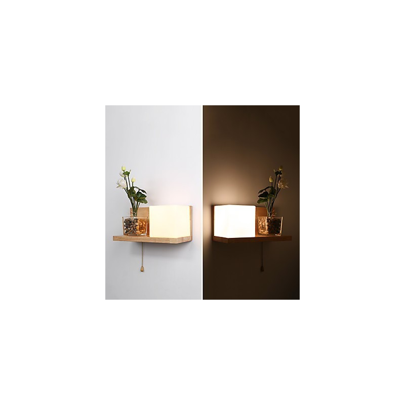 Applique da parete moderna/contemporanea finitura ossido nero protezione occhi luce ambientale E27 60W