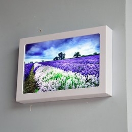 Applique da parete LED integrata moderna contemporanea luce ambientale 30x5x20 cm