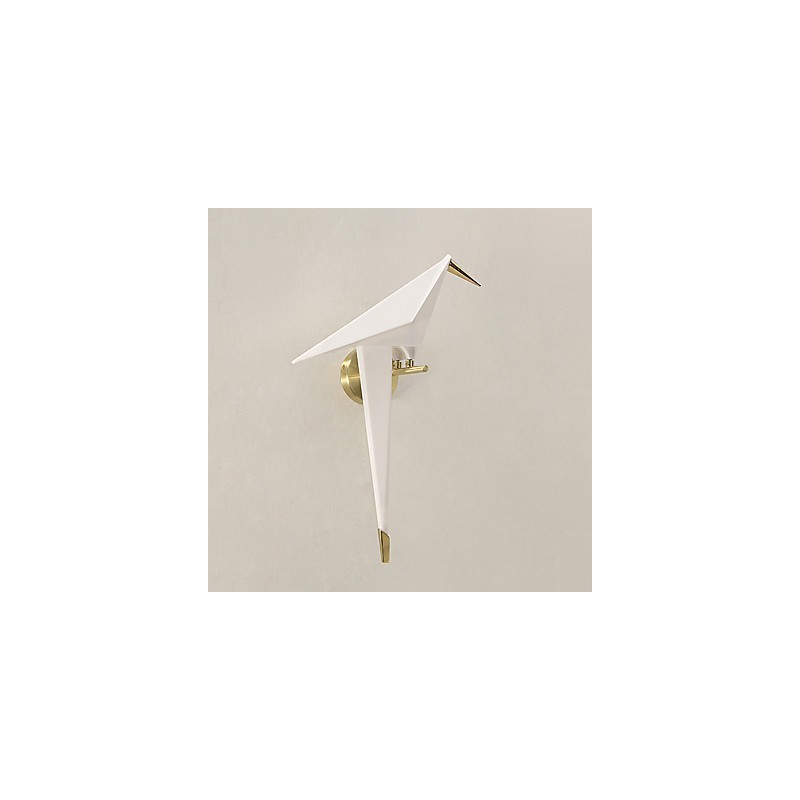 Applique da parete mini con luce ambientale elettroplaccata LED integrato 6 W