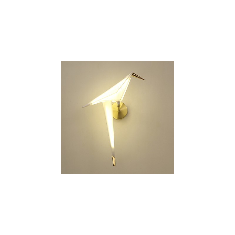 Applique da parete mini con luce ambientale elettroplaccata LED integrato 6 W