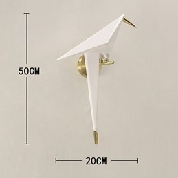 Applique da parete mini con luce ambientale elettroplaccata LED integrato 6 W