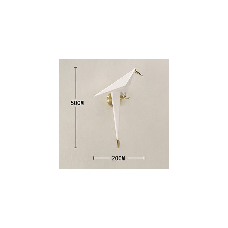 Applique da parete mini con luce ambientale elettroplaccata LED integrato 6 W