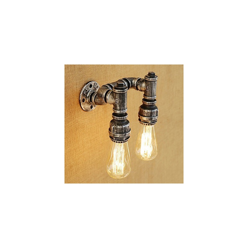 Applique da parete country retrò con braccio oscillante e luce ambientale