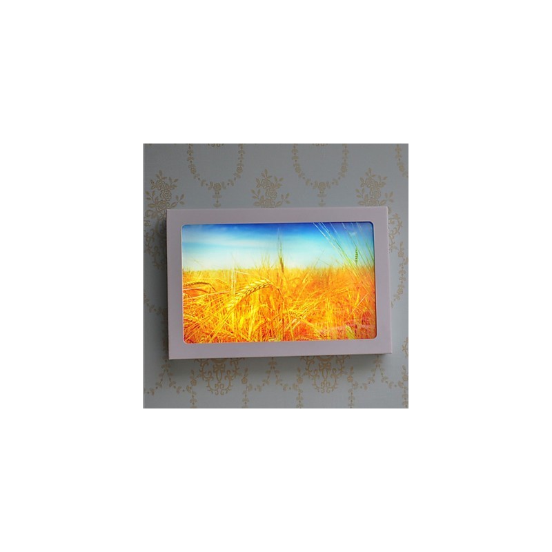 Applique da parete LED moderna contemporanea dipinta luce ambientale 12 W 30x5x20 cm