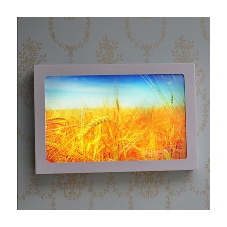 Applique da parete LED moderna contemporanea dipinta luce ambientale 12 W 30x5x20 cm