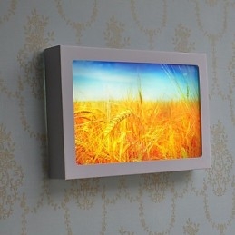 Applique da parete LED moderna contemporanea dipinta luce ambientale 12 W 30x5x20 cm