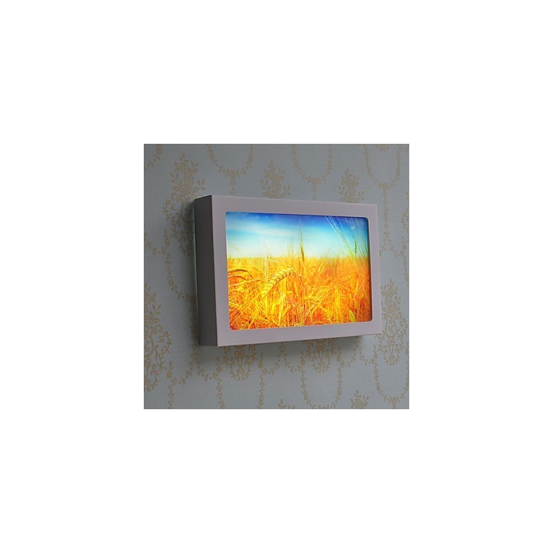 Applique da parete LED moderna contemporanea dipinta luce ambientale 12 W 30x5x20 cm