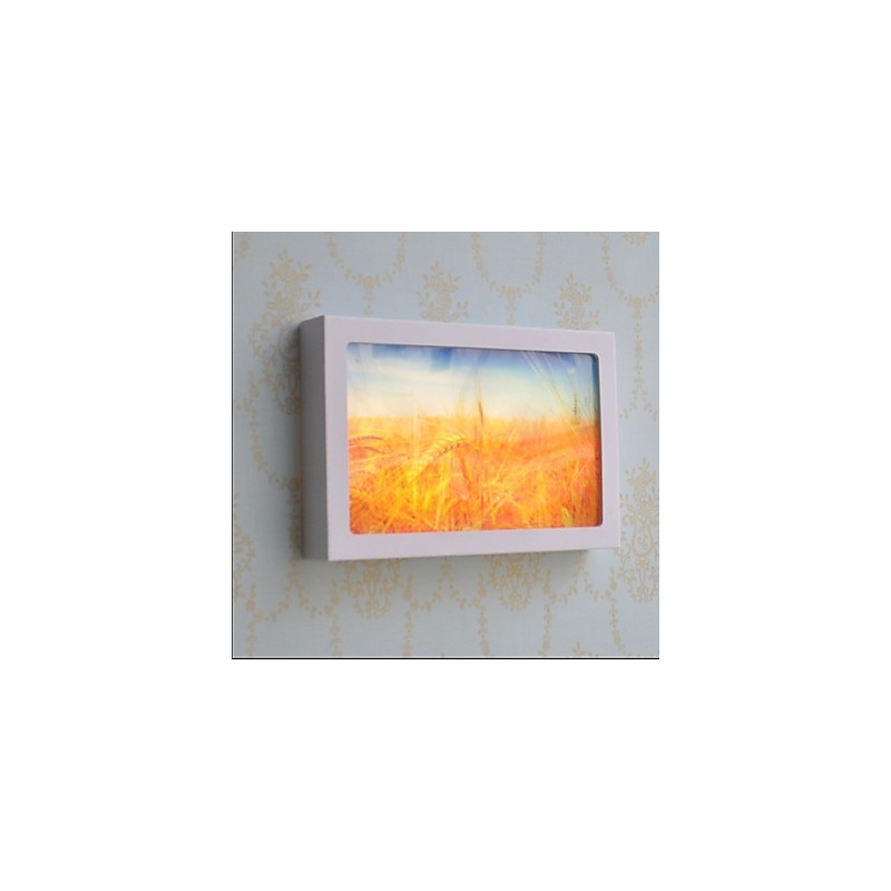 Applique da parete LED moderna contemporanea dipinta luce ambientale 12 W 30x5x20 cm