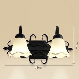 Applique da parete mini dipinta in stile moderno, contemporaneo, rustico e country
