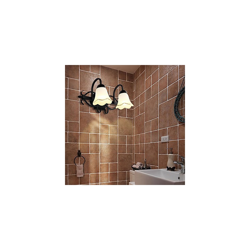 Applique da parete mini dipinta in stile moderno, contemporaneo, rustico e country