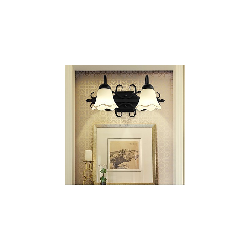 Applique da parete mini dipinta in stile moderno, contemporaneo, rustico e country