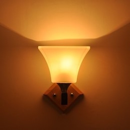 Applique da parete moderna contemporanea dipinta stile country luce verso l'alto E27 60W