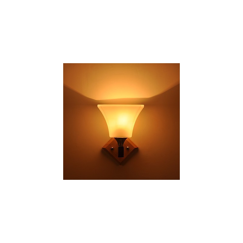 Applique da parete moderna contemporanea dipinta stile country luce verso l'alto E27 60W