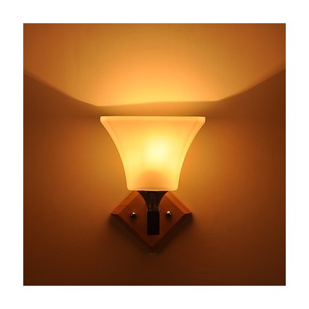 Applique da parete moderna contemporanea dipinta stile country luce verso l'alto E27 60W