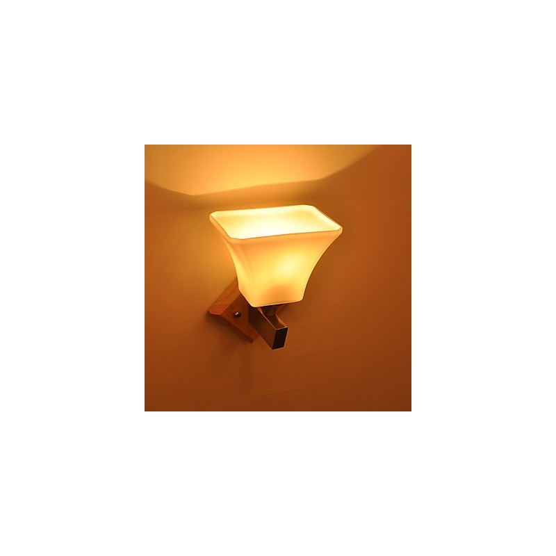 Applique da parete moderna contemporanea dipinta stile country luce verso l'alto E27 60W