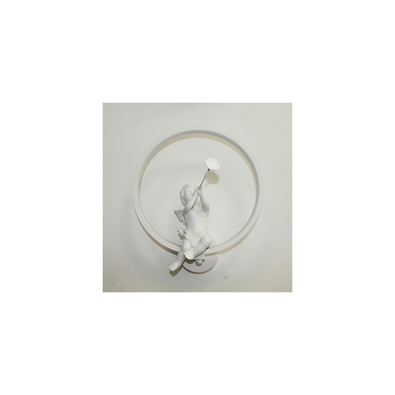 Applique da parete moderna nordica in alluminio, LED integrato, 30 x 35 cm