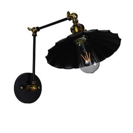 Applique da parete LED rustica classica dipinta, faretto da incasso, E27 4 W, 51 × 24,6 × 23 cm