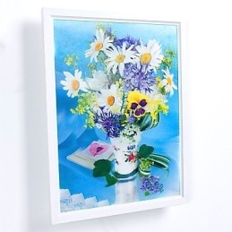 Applique da parete moderna contemporanea dipinta con luce ambientale, LED integrato, 32 cm