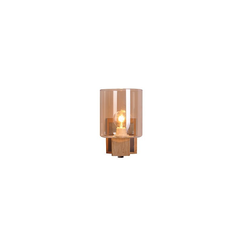 Applique da parete moderna contemporanea in vetro, stile mini, luce ambientale 12 x 18 cm