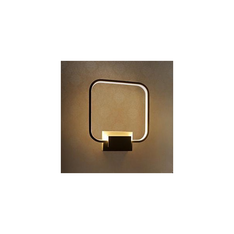 Applique da parete LED moderna con luce ambientale, finitura pitturata, 14 W