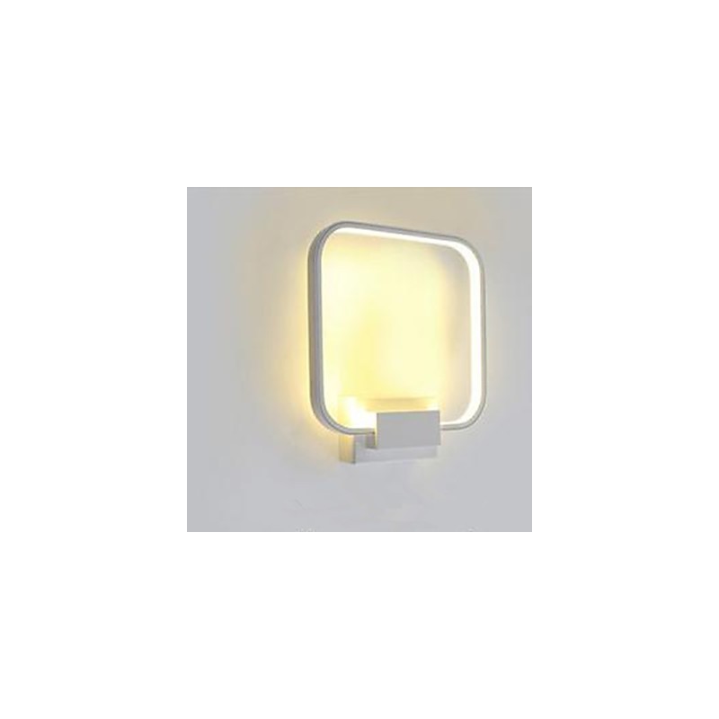 Applique da parete LED moderna con luce ambientale, finitura pitturata, 14 W
