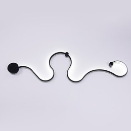 Applique da parete LED moderna in alluminio pitturata 32 W 120 cm