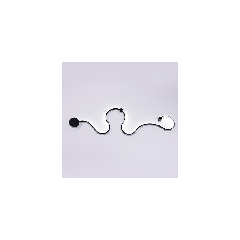 Applique da parete LED moderna in alluminio pitturata 32 W 120 cm