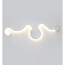 Applique da parete LED moderna in alluminio pitturata 32 W 120 cm