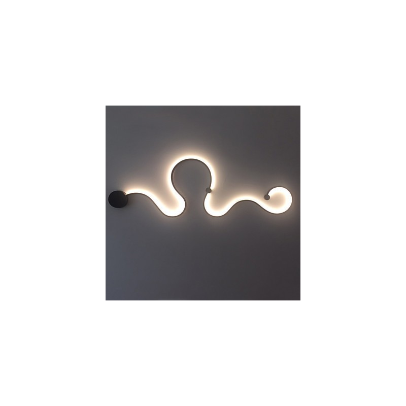 Applique da parete LED moderna in alluminio pitturata 32 W 120 cm
