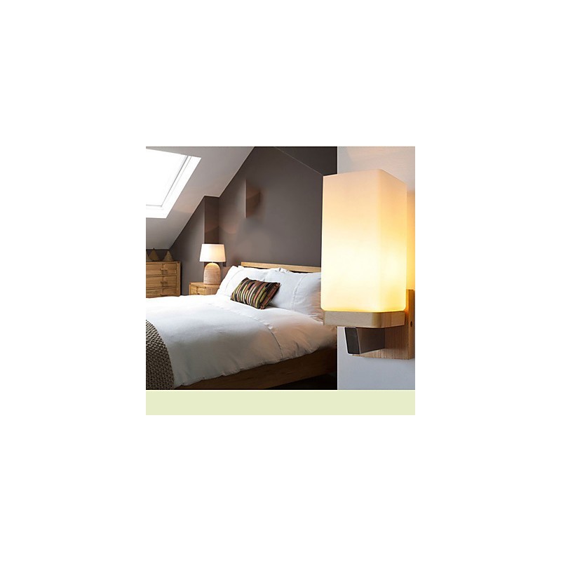 Applique da parete moderna contemporanea uplight in ossido nero E27 60 W