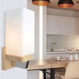 Applique da parete moderna contemporanea uplight in ossido nero E27 60 W