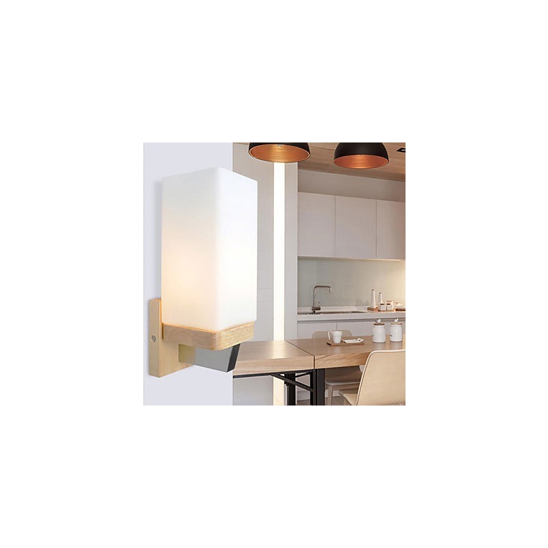 Applique da parete moderna contemporanea uplight in ossido nero E27 60 W