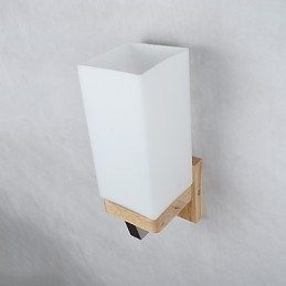 Applique da parete moderna contemporanea uplight in ossido nero E27 60 W