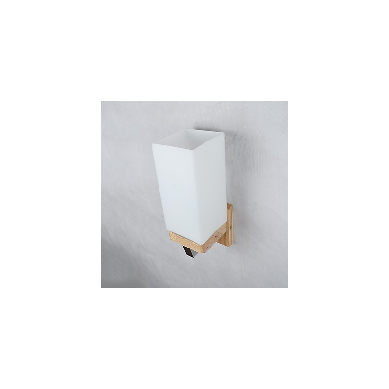 Applique da parete moderna contemporanea uplight in ossido nero E27 60 W